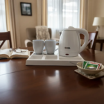 Electric Kettle with Cups & Tray - Image 5