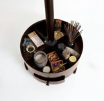 Clothing Bakhour Hanger with Storage Tray & Wheels - Image 3