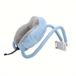 U-shaped neck protection pillow, bedside pillow, foreign trade travel pillow, mobile phone pillow, internet celebrity, same lazy phone holder - صورة 3