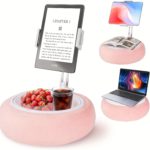 3-in-1 Kindle Pillow Stand with 3-Axis Adjustable Arm, Tablet Stand