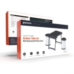 Camping Foldable Desk and LED Stool Set - صورة 8