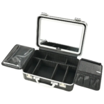 Travel Makeup Case with Detachable LED Mirror - صورة 4