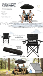 Camping Dual Chair with Shade - Image 5