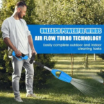 Cordless Rechargeable Leaf Blower with Extra Battery - Image 11