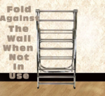 Stainless Steel Foldable Clothes Drying Rack - صورة 8