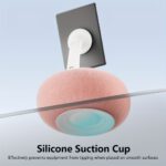 Compact Magnetic Stand for Mini Pillows, Small Snack Bowl, Storage Container, Featuring a Robust Magnetic Link, Stable And Slip-Resistant, Made of Soft-Touch Material, Portable Size, Easy to Fold And Store, Ideal for Live Streaming, Reading - صورة 4